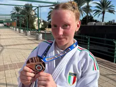 Agnese Zucco con la medaglia