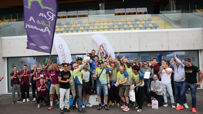 Il podio assoluto della 24 ore di San Martino 2026