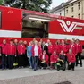 I volontari del Circolo ricreativo dei Vigili del fuoco