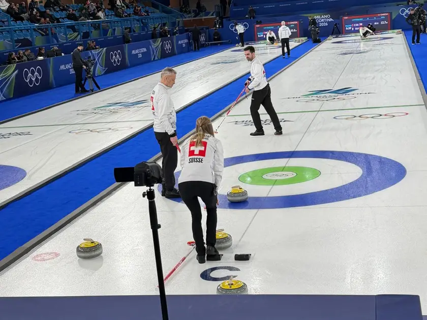 Alcune partite di curling andate in scena durante i Giochi olimpici e paralimpici