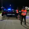 Un posto di controllo dei carabinieri di Feltre