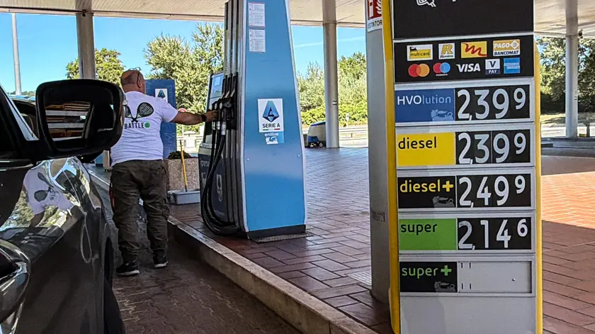 Un distributore di carburante