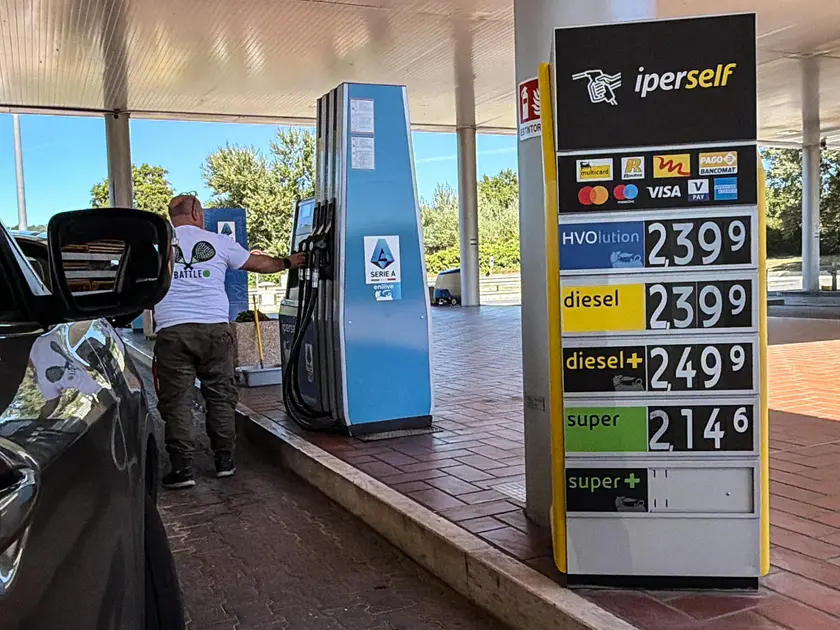 Un distributore di carburante