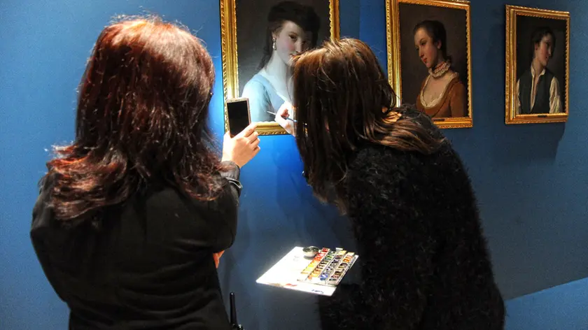 L’allestimento della mostra su Sebastiano Ricci del 2019