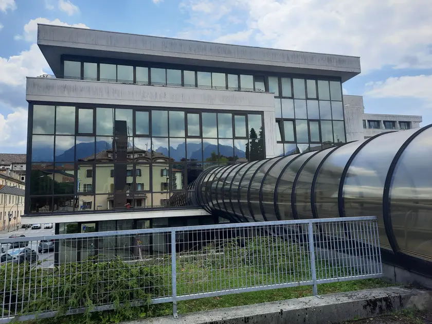 Il palazzo di giustizia di Belluno
