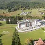 L'area dove sorgeranno i 20 alloggi del Comune di Cortina a Cademai