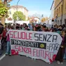 Un momento della manifestazione studentesca a Belluno