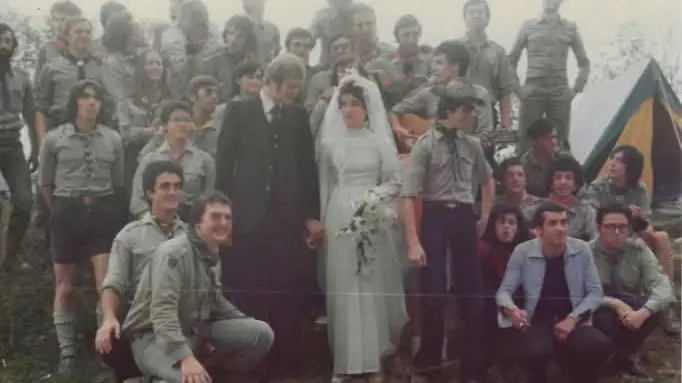 Dalla cerimonia al parco Vivanda alla ricerca sui social: l'emozionante incontro a Sammardenchia tra la sposa e l'ex volontario giunto dal Veneto.