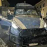 Un mezzo del Reparto mobile di Padova danneggiato a Bologna