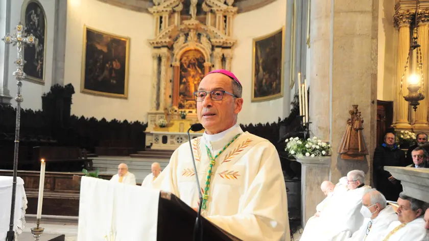 Il vescovo Renato Marangoni