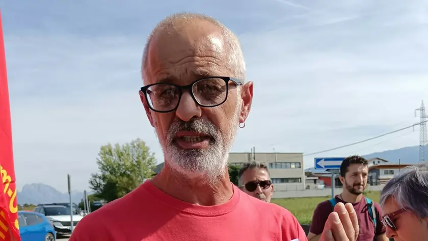Stefano Bona, segretario provinciale della Fiom Cgil