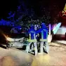 L'auto incidentata a Sartena di Santa Giustina