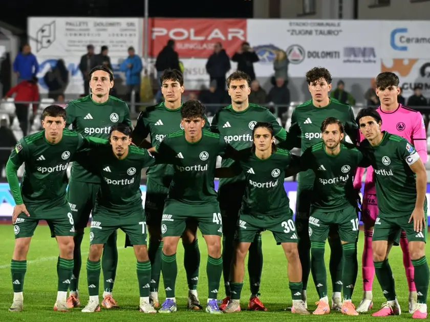 La Dolomiti Bellunesi schierata in Coppa Italia (Foto Beppe De Zanet)