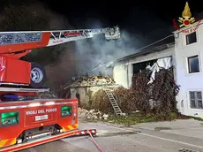 L'esplosione avvenuta nel casolare di Castel D'Azzano