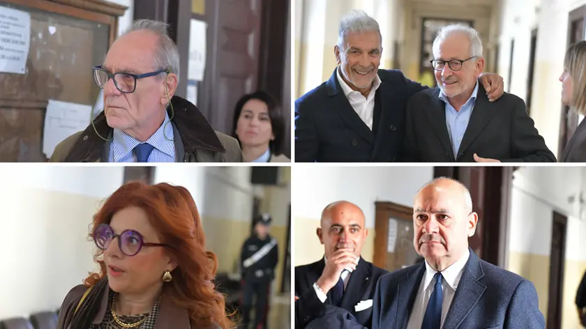 Da sinistra in alto in senso orario: Fattorini, Bevilacqua e Barisani, Cozza e Gentile, Mangiante (fotoservizio Francesco Bruni)