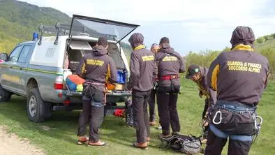 Una squadra del Sagf della Guardia di finanza