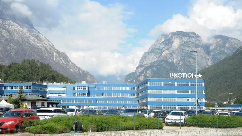 Lo stabilimento di Luxottica ad Agordo