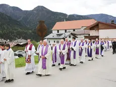 Stefano Da Rin Puppel-Perona-Auronzo di Cadore-Funerali di Don Sirio Da Corte