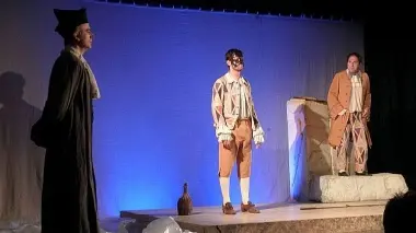 Una scena dello spettacolo