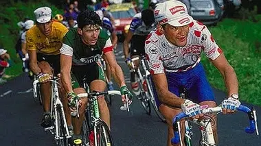 Gianni Bugno insegue Claudio Chiappucci