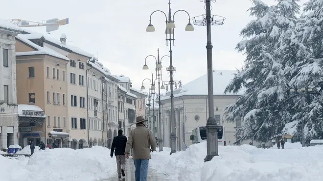 Grande Nevicata nel bellunese