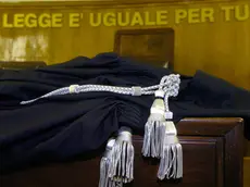 Un'aula di tribunale in un'immagine d'archivio.