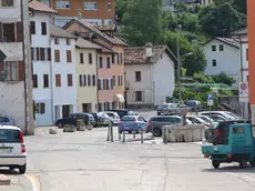 Una veduta del quartiere di Borgo Pra a Belluno