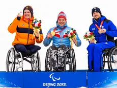 Renè De Silvestro sul podio con la medaglia di bronzo