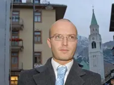 Cortina, d'Ampezzo, 29 ottobre 2007. Al referendum per la riunificazione dei Ladis alla regione Trentino Alto Adige vince il Si. Il sindaco Andrea Franceschi