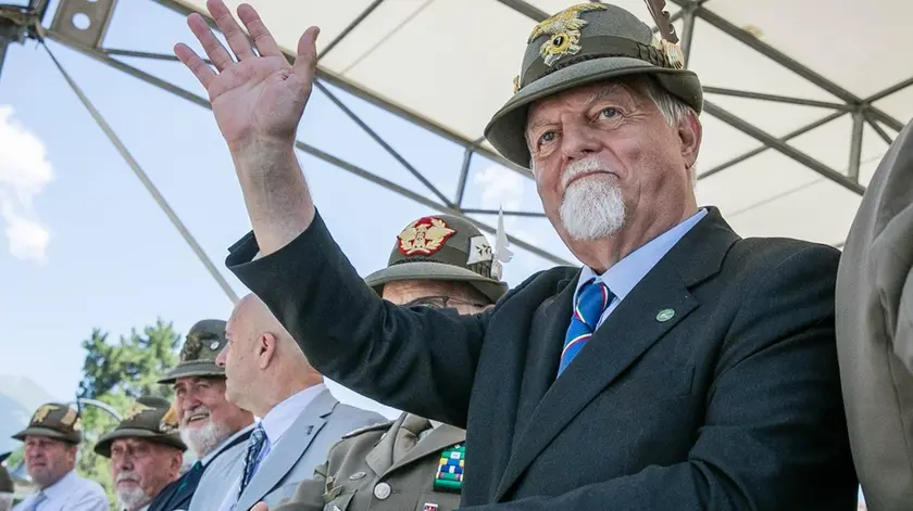 Sebastiano Favero, presidente nazionale degli alpini
