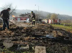 Incendio di due covoni di fieno a Tiago di Mel