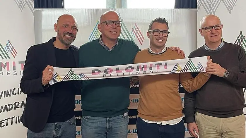 Nicola Zanini, Paolo De Cian, Simone Bertagno e Leopoldo Torresin