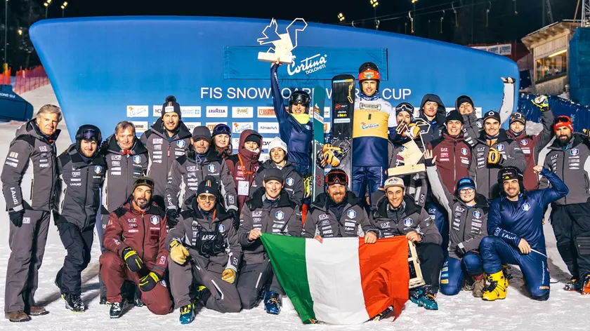Dalmasso e Fischnaller in festa con il team azzurro