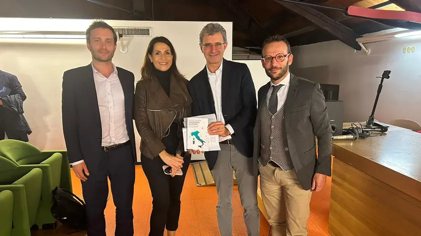 Giulio Buciuni, a sinistra, con Maryla Bernard, Stefano Campolo e Andrea Ferrazzi