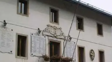 Il municipio di Forno di Zoldo