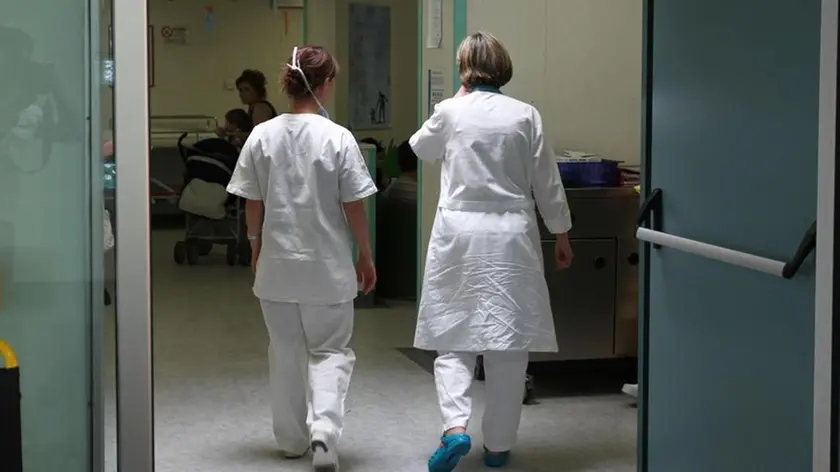 Una veduta interna del pronto soccorso pediatrico dell'ospedale civile di Brescia, in una immagine del 06 aprile 2018. .ANSA/FILIPPO VENEZIA