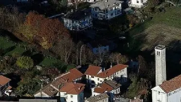 Una veduta di Bolzano Bellunese