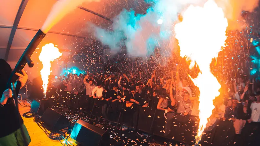Una delle serate della mega festa “Press Play”