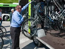 stefano da rin puppel - perona - calalzo di cadore - arrivo del primo treno abilitato al trasporto biciclette