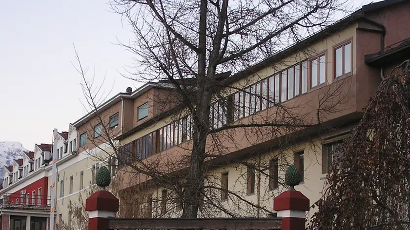 L'ingresso del consultorio familiare dell'Usl a Feltre