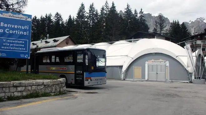 Il Palavolkswagen Il PalaVolkswagen di Cortina