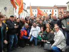 Salvini in visita a Belluno