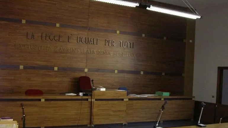 L'aula del giudice di pace