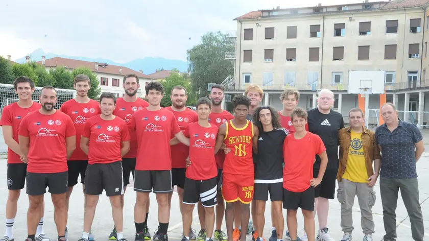 La Pallamano Belluno il primo giorno di preparazione