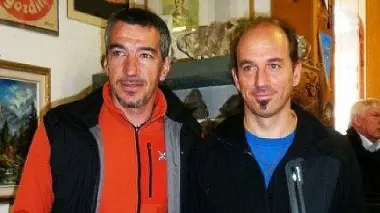 Il presidente Antonello Cibien con Stefano Santomaso