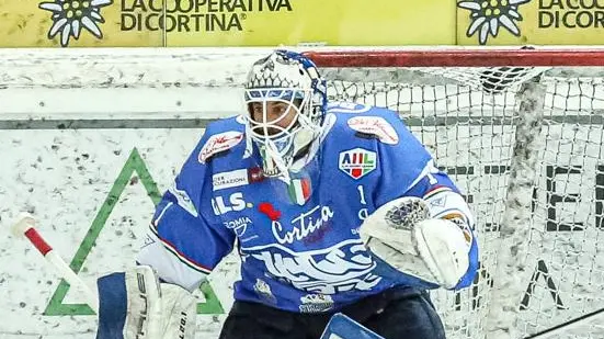 Marco De Filippo, portiere dell'Hafro Cortina