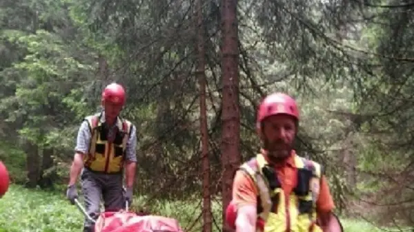 Un intervento del Soccorso alpino