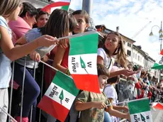 La parata in occasione dell'adunata della brigata cadore a Belluno