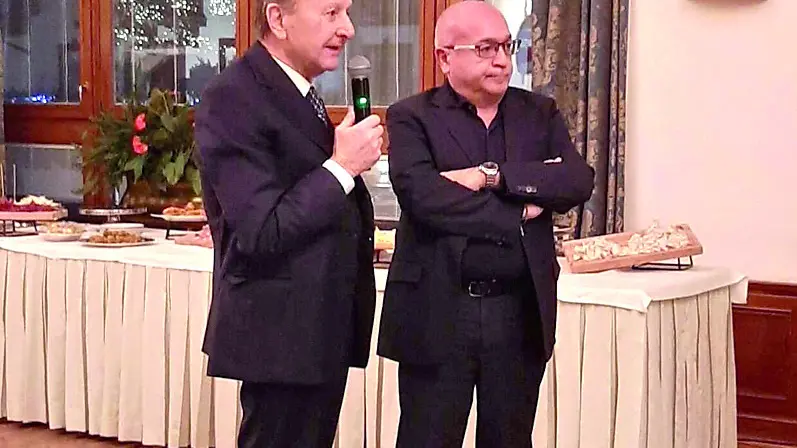 Il presidente Gvm Ettore Sansavini con l’amministratore delegato Livio Troncon