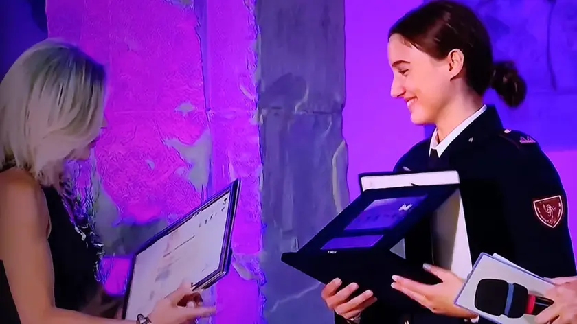 Stefania Constantini ritira il premio fair play Menarini